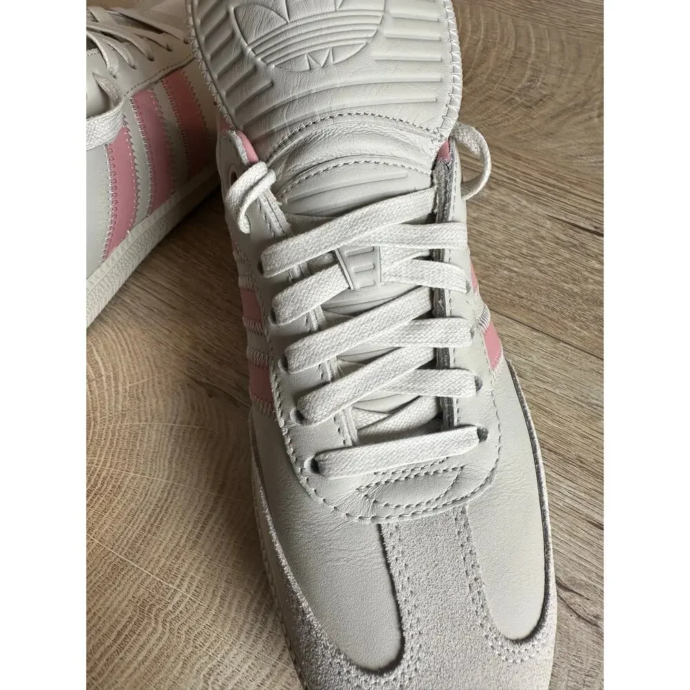 Adidas x Pharrell Humanrace Samba Aluminum Wonder Mauve Men's Sneakers US 10